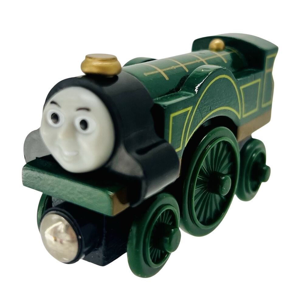Thomas Wooden Railway Emily Emerald Engine LC99188 Vintage 2003 Train No Tender
